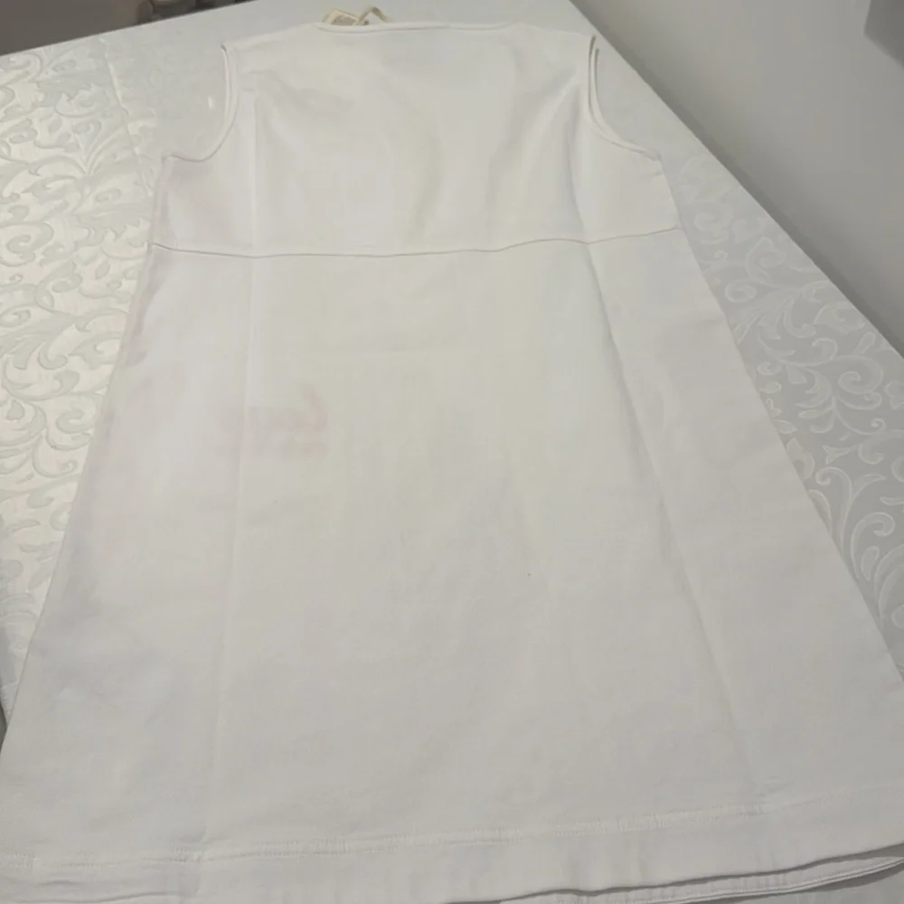 Love Moschino Sleeveless White Denim Dress - Picture 8 of 12